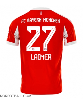 Billige Fotballdrakt Bayern Munich Konrad Laimer #27 Replika Hjemmedrakt 2025-26 Kortermet Billige Fotballdrakt Bayern Munich Konrad Laimer #27 Replika Hjemmedrakt 2025-26 Kortermet